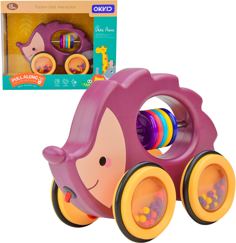 

Игрушка каталочка Ежик 18.5x28x9.5 см (7031)