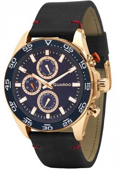 

Мужские наручные часы Guardo P11458 RgBlBl
