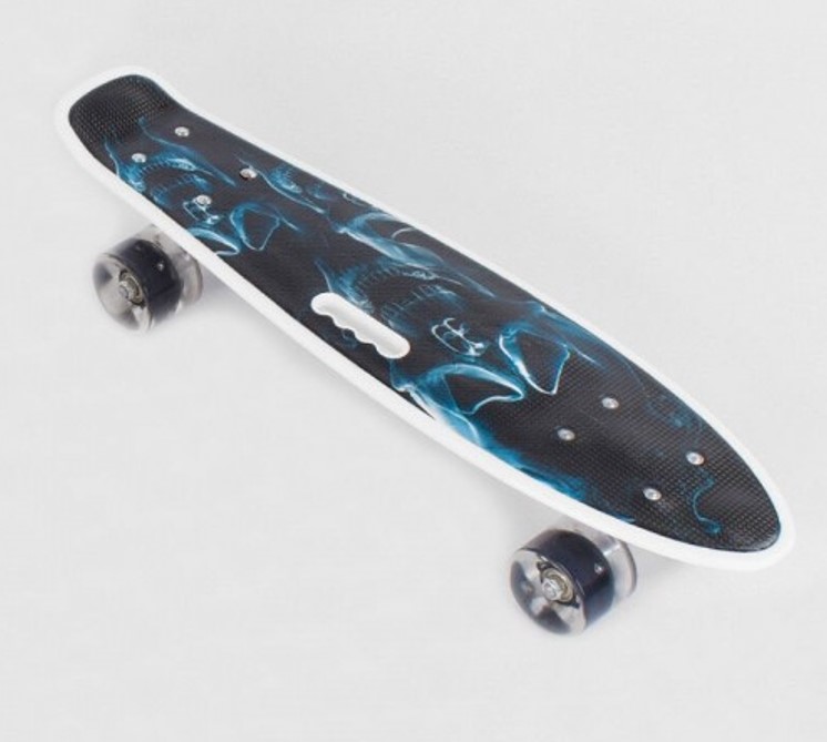 

Пенни борд Best Board со светящимися колесами 55 см Черный