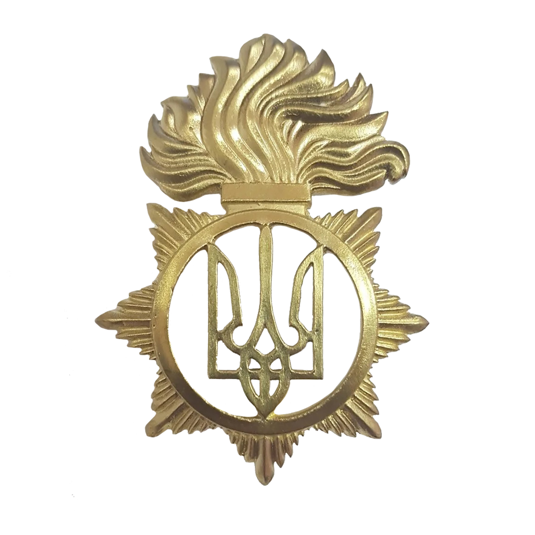 

Беретный знак Национальной гвардии Украины Золотой