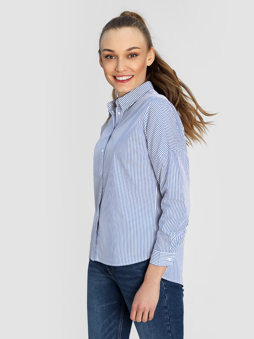 

Рубашка O'STIN Casual LS4W5168XS  Синяя, Рубашка O'STIN Casual LS4W5168XS XS Синяя