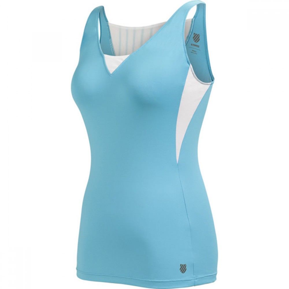 

Майка для женщин K-Swiss Top 66 tank light-blue/white (M)