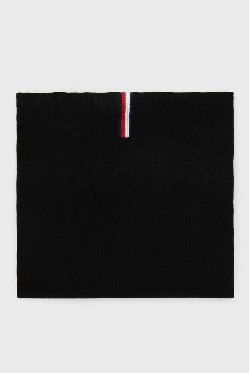 

Мужской черный шарф TH RIB Tommy Hilfiger OS AM0AM05423