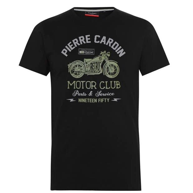 

Футболка Pierre Cardin Print T Shirt XXL Черный 59009603