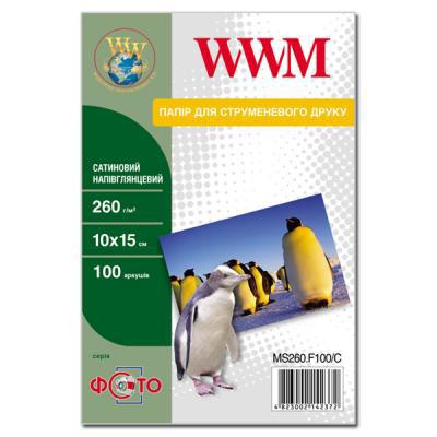 

Бумага WWM 10x15 (MS260.F100/C) (K314060-01)