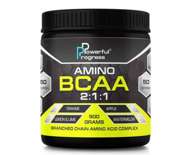 

Аминокислота Powerful Progress Amino BCAA 2:1:1, 500г - Ананас (115821)