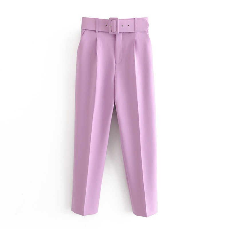 

Брюки женские с широким ремнем Pink basic Berni Fashion () Фиолетовый, Брюки женские с широким ремнем Pink basic Berni Fashion (L) Фиолетовый