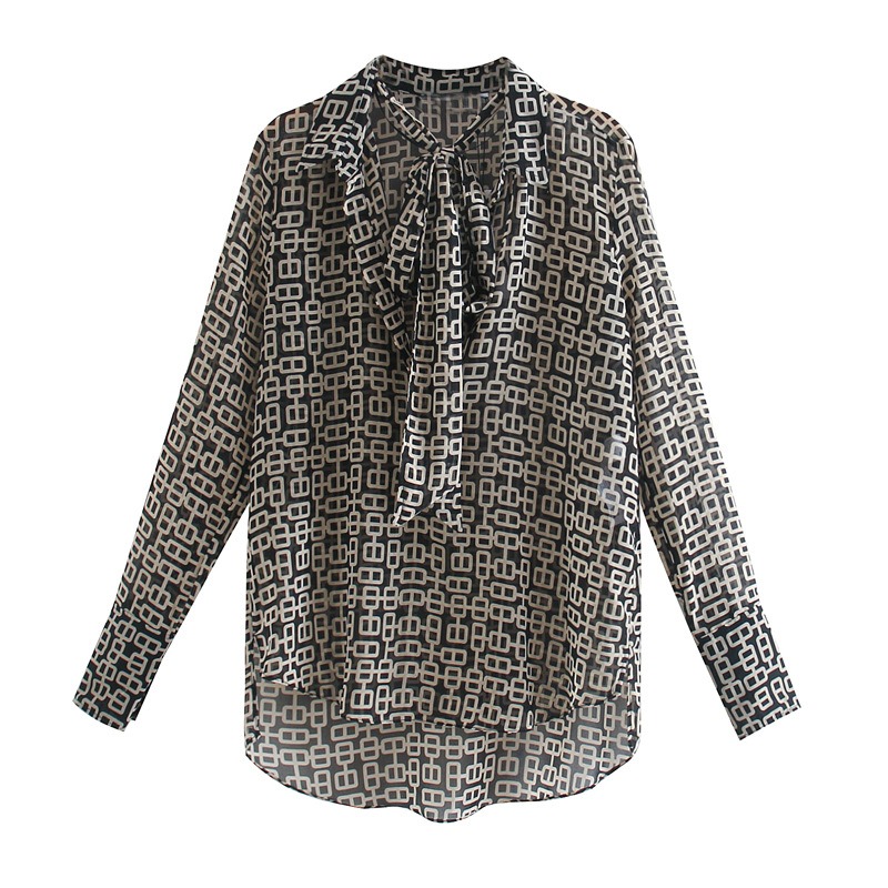 

Блуза женская с геометрическим принтом Pattern Berni Fashion () Черный, Блуза женская с геометрическим принтом Pattern Berni Fashion (S) Черный