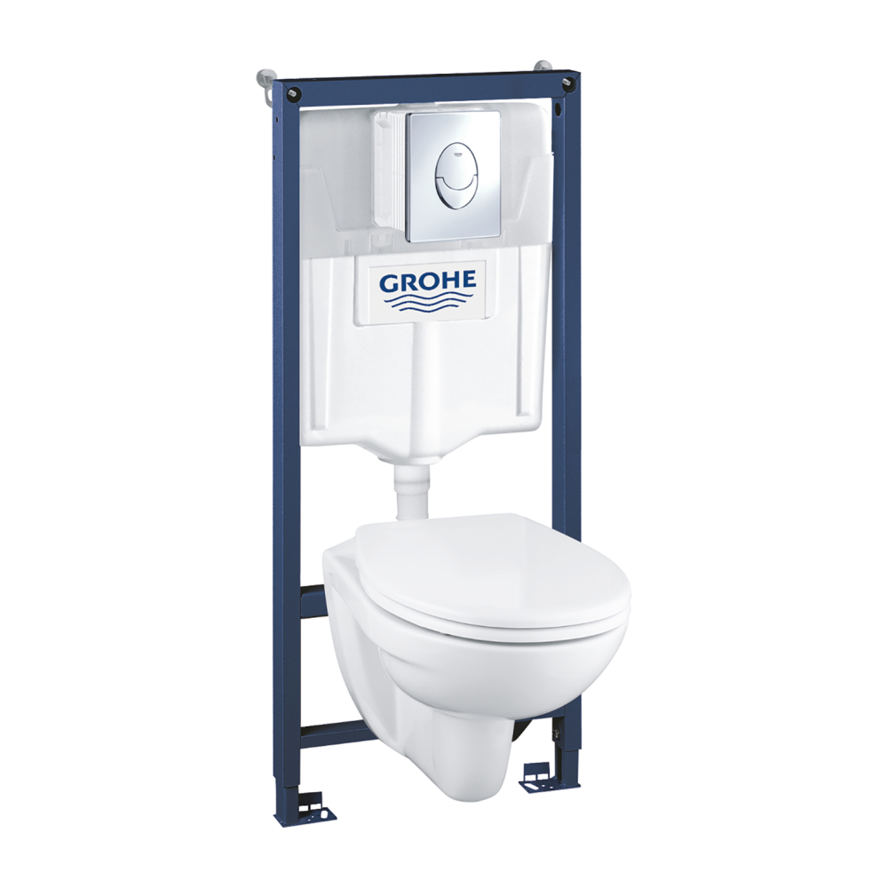 

Инсталляция с унитазом Grohe Solido Compact комплект 4 в 1 39400000 (SR203617)