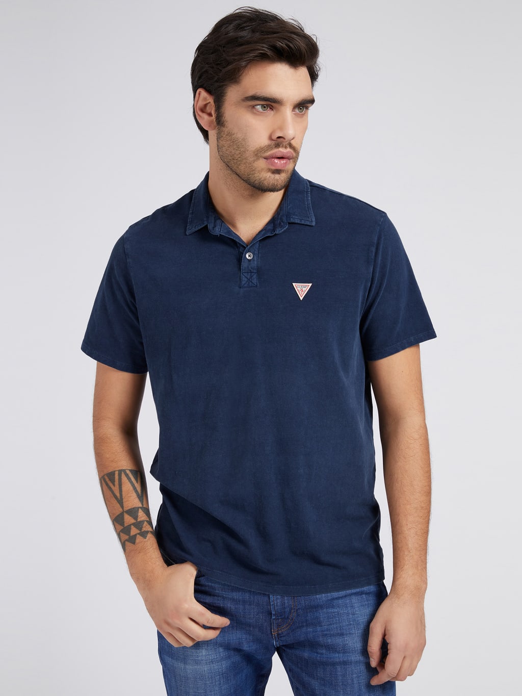 

Футболка-поло Guess M0YP68-R9Y10  Deep Marine Multi, Футболка-поло Guess M0YP68-R9Y10 XL Deep Marine Multi