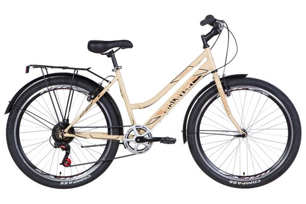

Велосипед 26" Discovery PRESTIGE WOMAN 2021 (бежевый)