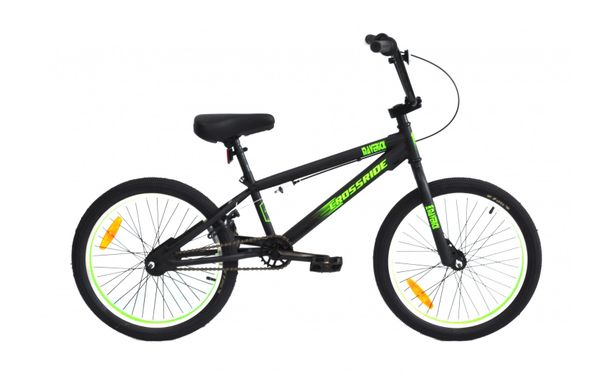 

Велосипед 20 Crossride Maverick Cro-Mo 2021 Black/Green