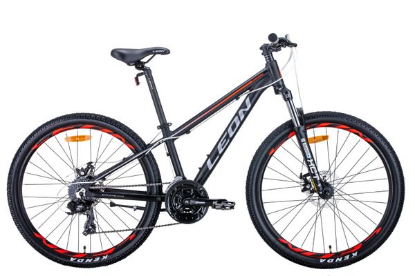 

Велосипед 26" Leon SUPER JUNIOR 2021 (черно-оранжевый с серым (м))