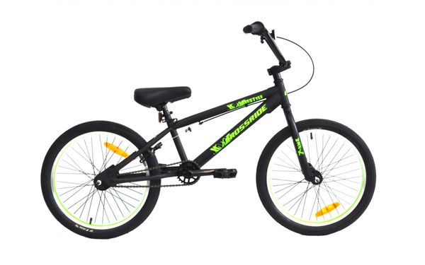 

Велосипед 20 Crossride Freestyle Cro-Mo 2021 Black/Green