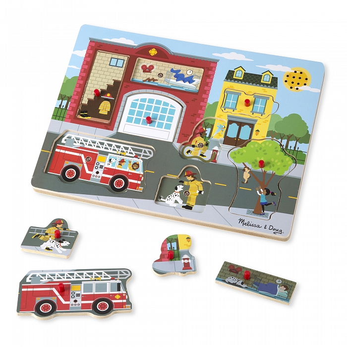 

Звуковой пазл "Пожарная часть" Melissa & Doug (MD10736)
