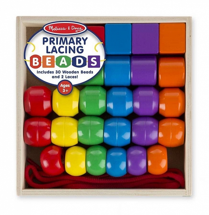 

Деревянная шнуровка начального уровня Melissa & Doug (MD10544)