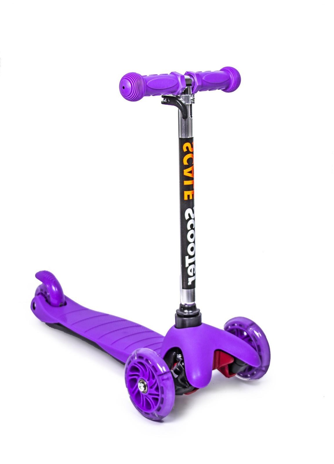 

Самокат детский Mini Scale Scooter(свет.колеса) Фиолетовый