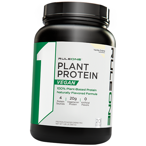 

Растительный протеин, Plant Protein, Rule 1 580г Банан (29408005)
