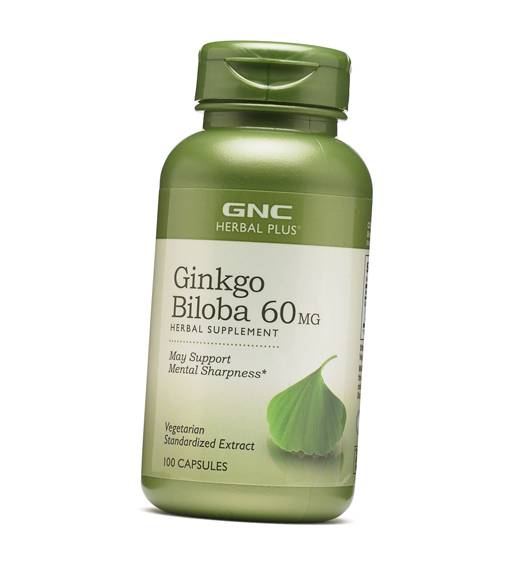 

Гинкго Билоба Экстракт, Ginkgo Biloba 60, GNC 100капс (71120006)