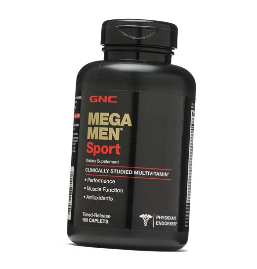

Mega Men Sport GNC 180каплет (36120053)