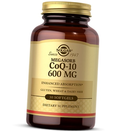 

Коэнзим Q10 Мегасорб, Megasorb CoQ-10 600, Solgar 30гелкапс (70313029)