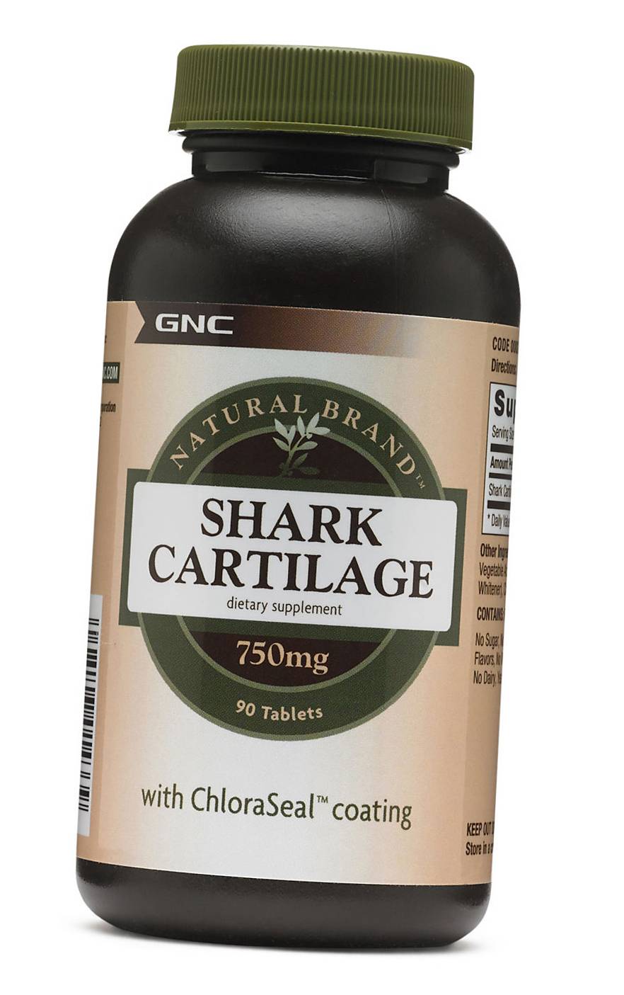 

Акулий хрящ, Shark Cartilage, GNC 180таб (03120007)