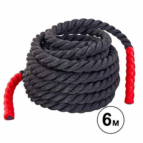 

Канат для кроссфита Combat Battle Rope FI-5311 Zelart 6м Черный (56363154)