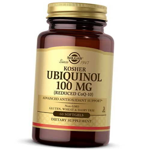 

Кошерный Убихинол, Kosher Ubiquinol 100, Solgar 60гелкапс (70313031)