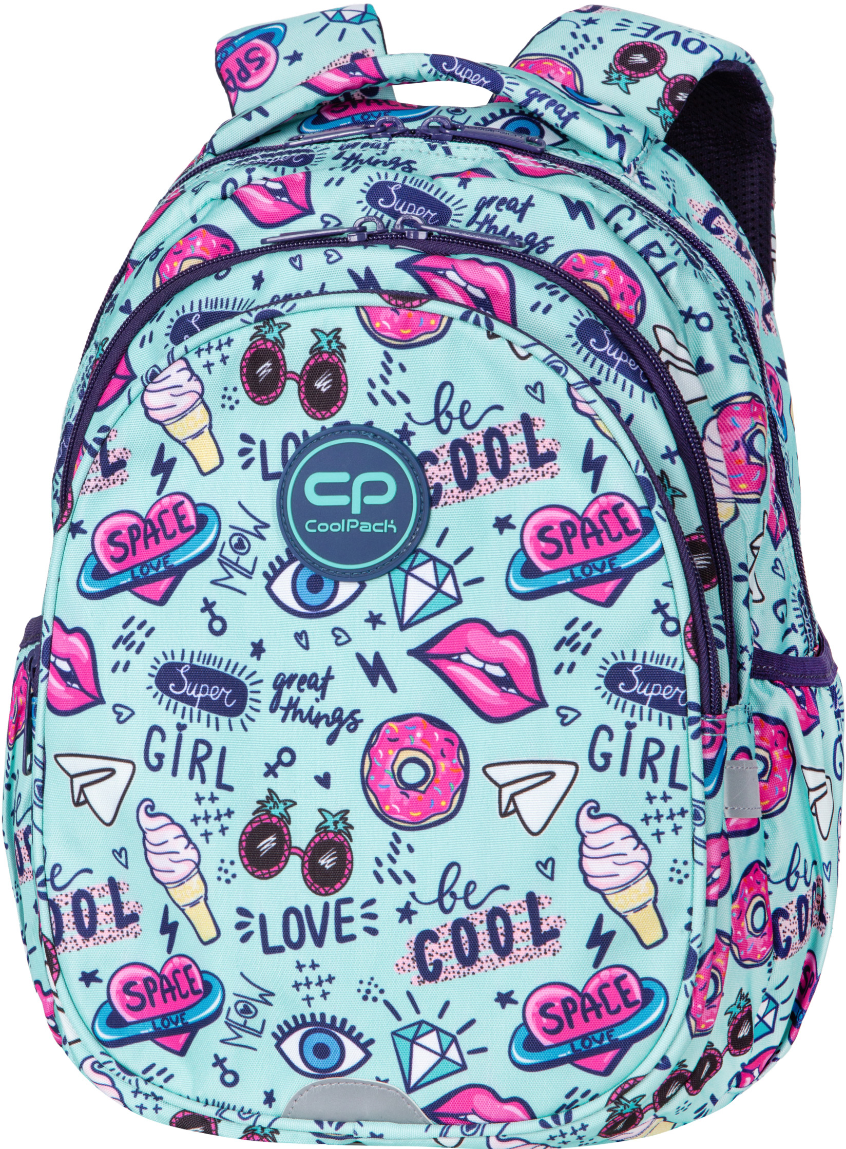 

Рюкзак молодежный CoolPack Jerry MINT DODDLES (D029321)