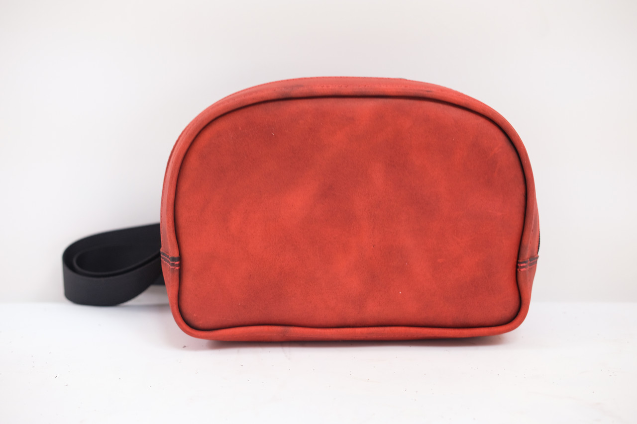 

Женская сумка-бананка винтажная кожа Berty 57-3028 Красный