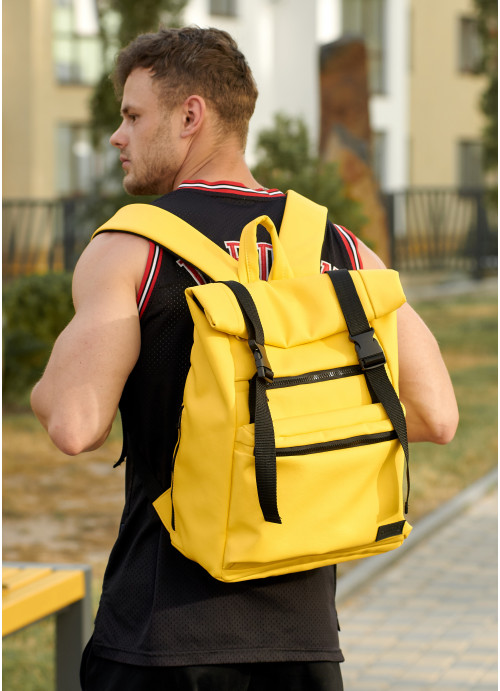 

Чоловічий рюкзак ролл Sambag RollTop LTT жовтий