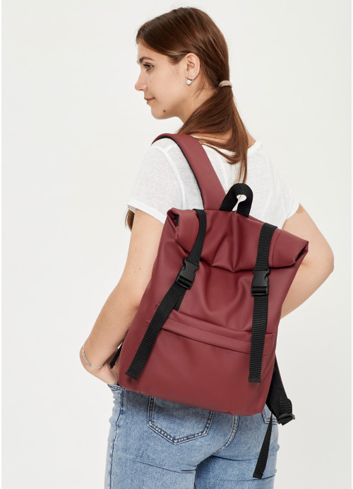 

Рюкзак ролл Sambag унісекс RollTop LSH бордо