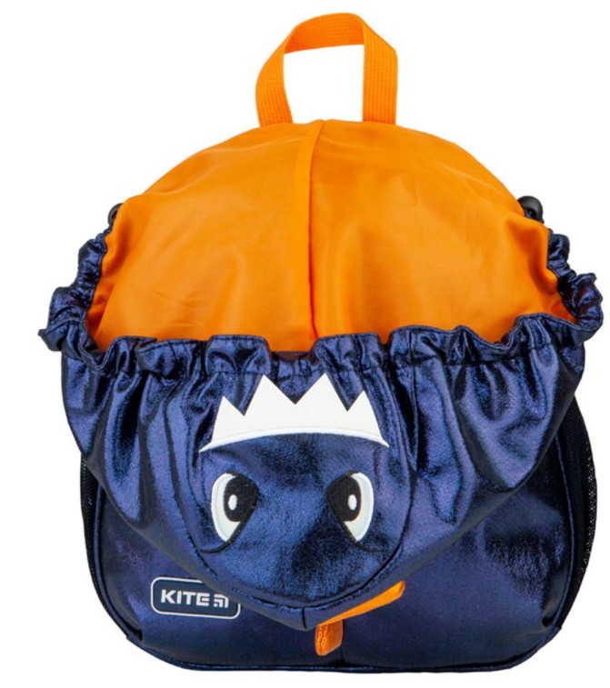 

Рюкзак с капюшоном детский "Kite Kids: Black Dino" для мальчика 30х25,5х11 см качественные молнии светоотражающие элементы (Т1036)