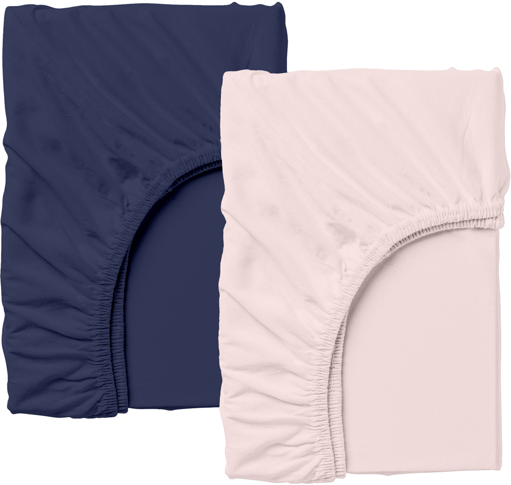

Набор Cosas простынь на резинке 60x120 2 шт SetSheet_DarkBlue_Rose