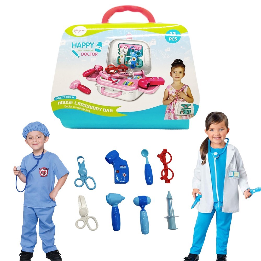 Набор доктора для детей с куколками