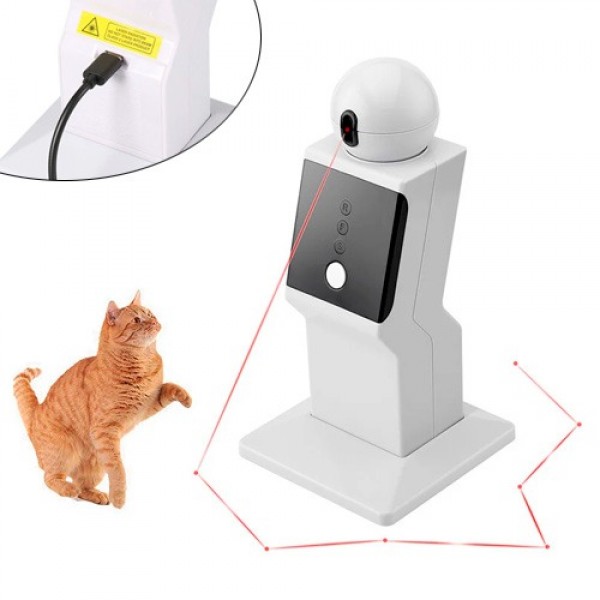 

Автоматическая лазерная указка игрушка робот проектор для кошек, USB