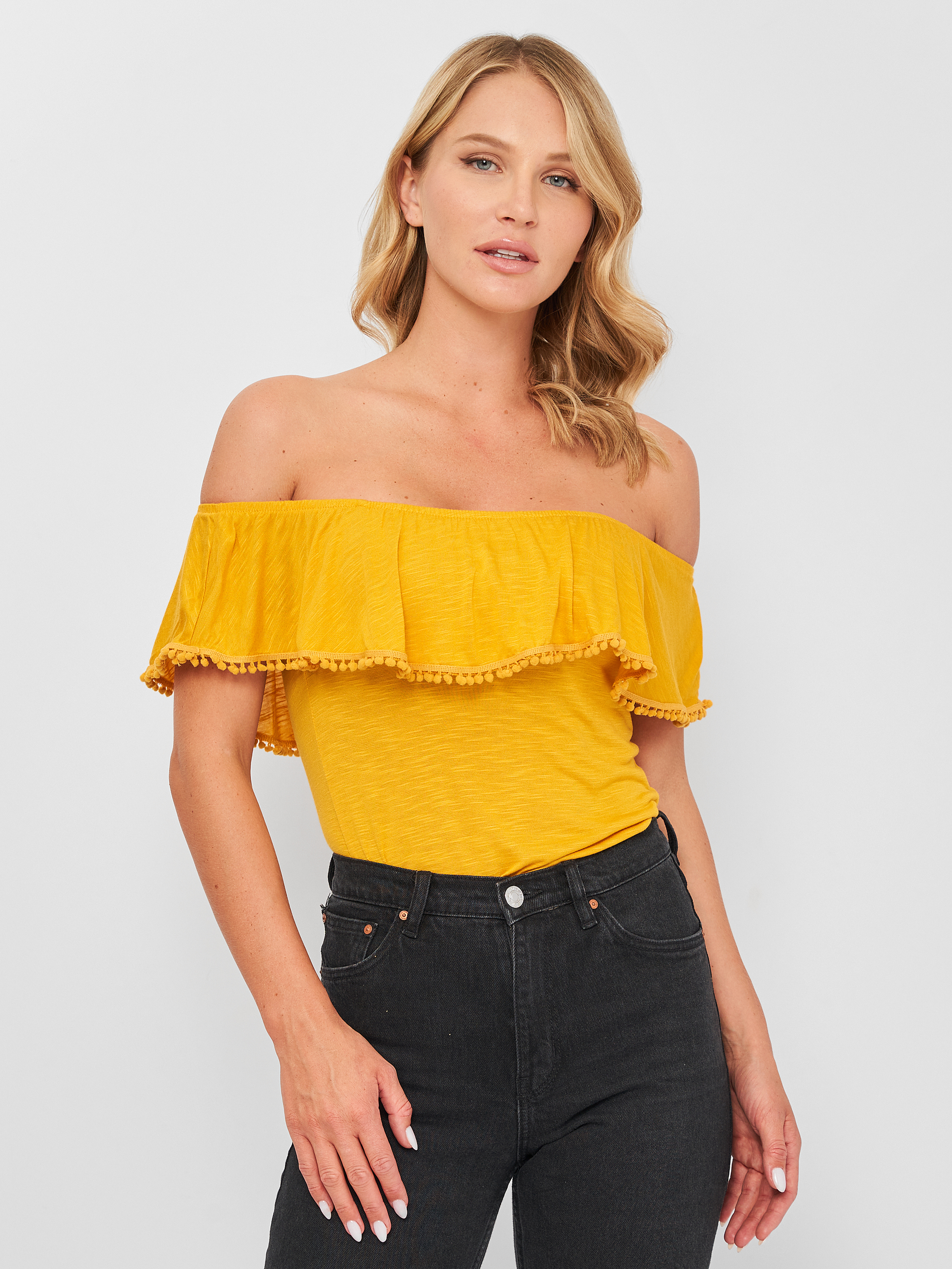 

Топ Koton 8YAL11221JK-192 M Mustard