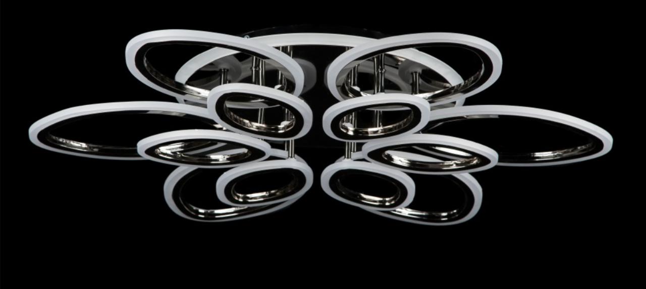 

Светодиодная люстра S.RAY. LK209/6+6A LED (ZBK)