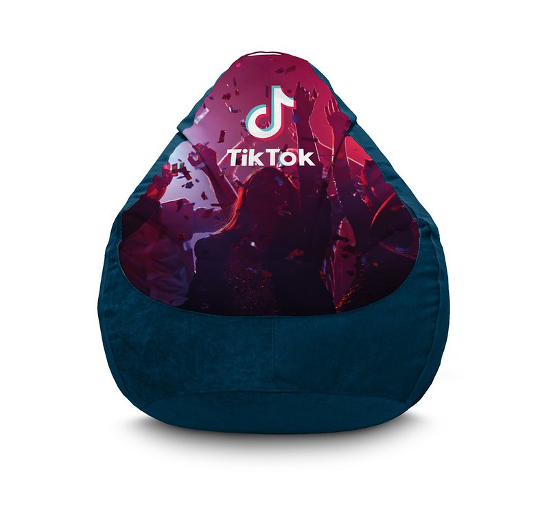 

Кресло мешок iPuff "Tik Tok. Dance" Флок XXL (90x125 см) Синий