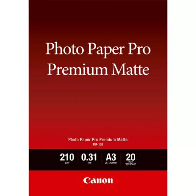 

Бумага Canon A3 Photo Paper Premium Matte PM-101 20с (8657B006)