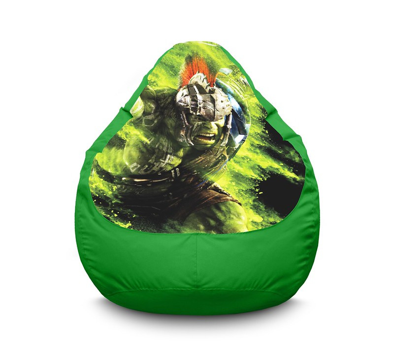 

Кресло мешок iPuff "Hulk. Fury" Оксфорд XXXL (100х135 см) Зеленый
