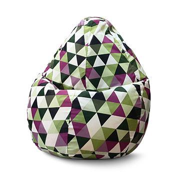 

Кресло мешок груша iPuff "Мозаика 7" Флок XXL (90x125 см)