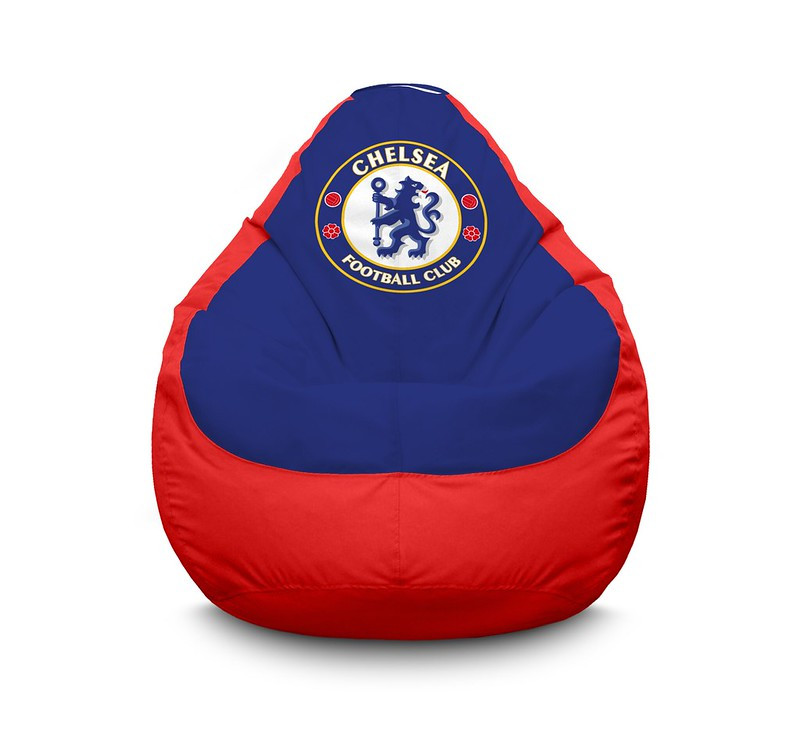 

Кресло мешок iPuff "Football. Chelsea FC. Red" Оксфорд XXXL (100х135 см) Синий/Красный