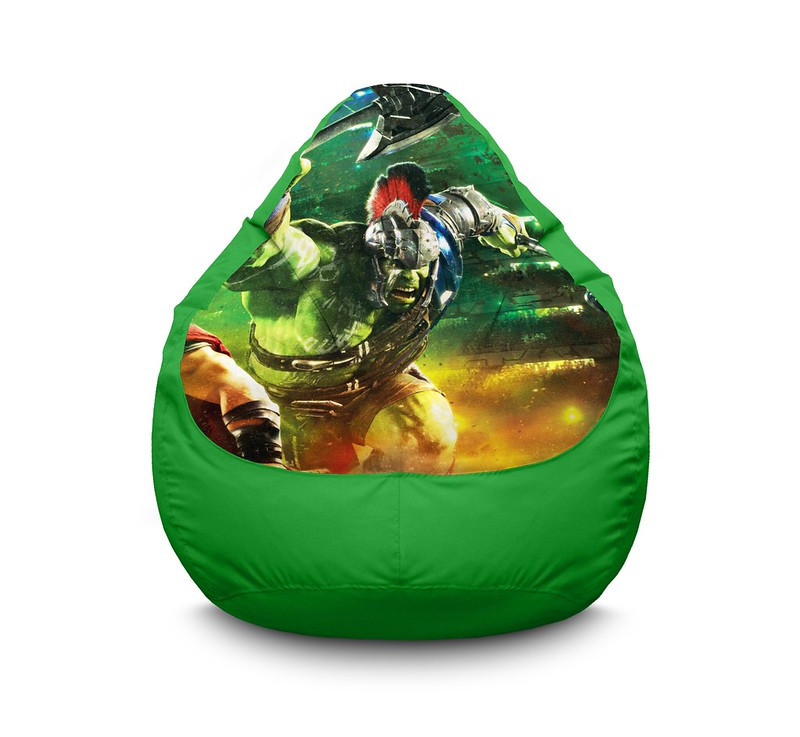 

Кресло мешок iPuff "Hulk. Fight" Оксфорд XXXL (100х135 см) Зеленый