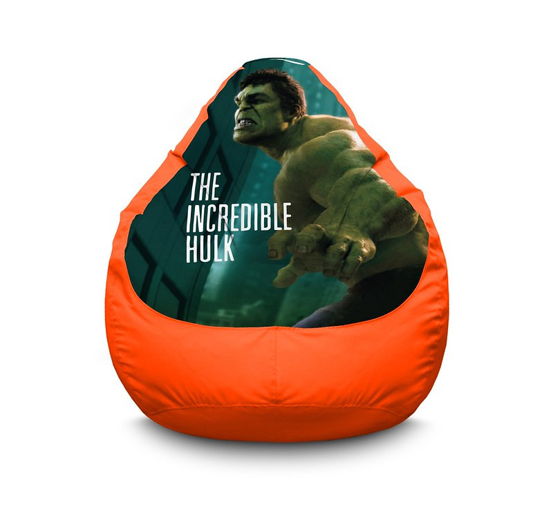 

Кресло мешок iPuff "Hulk" Оксфорд XL (80х110 см) Оранжевый