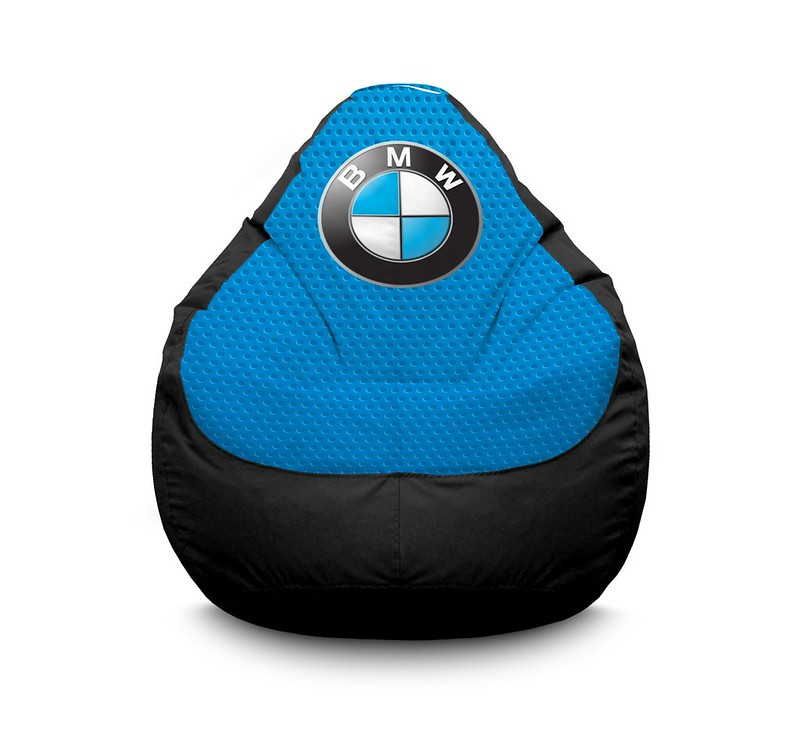 

Кресло мешок iPuff "BMW" Оксфорд XXL (90х125 см) Синий/Черный