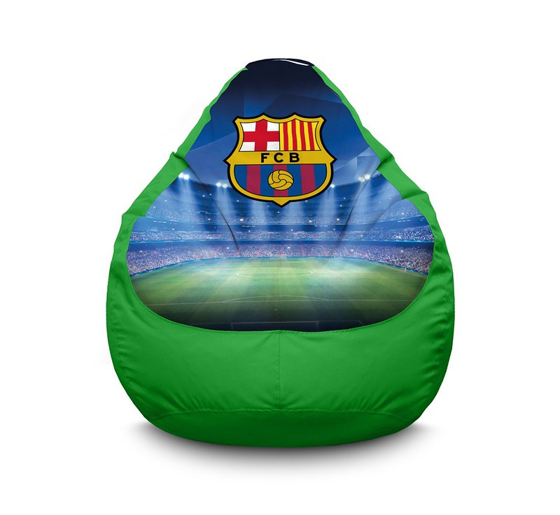 

Кресло мешок iPuff "Football. Barcelona logo" Оксфорд XXL (90х125 см) Зеленый