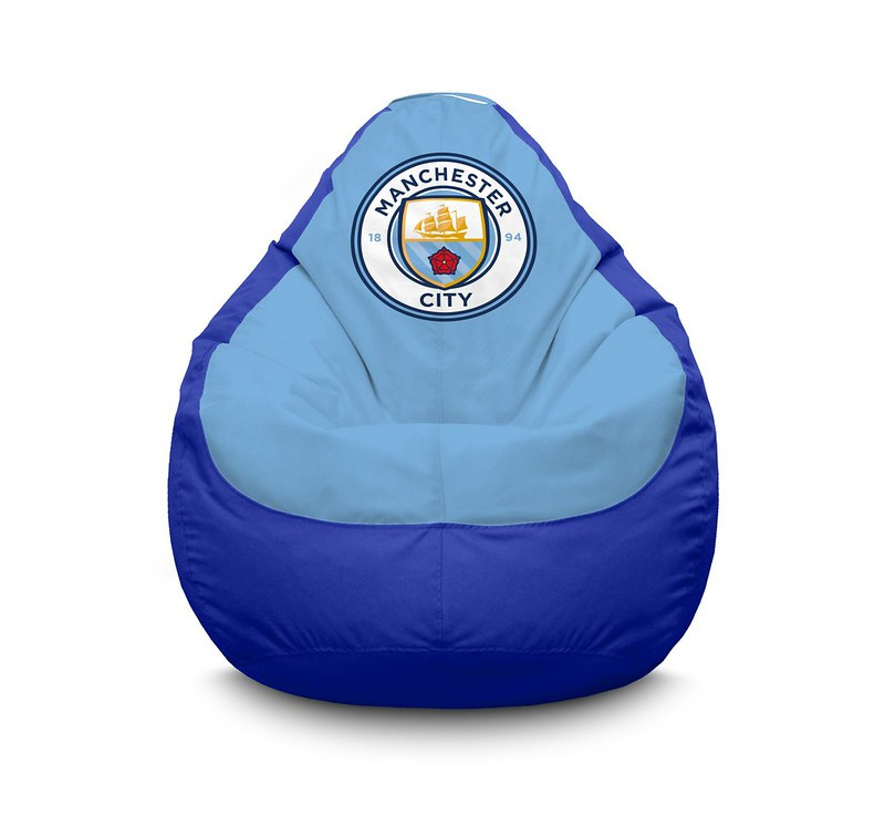 

Кресло мешок iPuff "Football. Manchester City FC" Оксфорд XXXL (100х135 см) Голубой/Синий