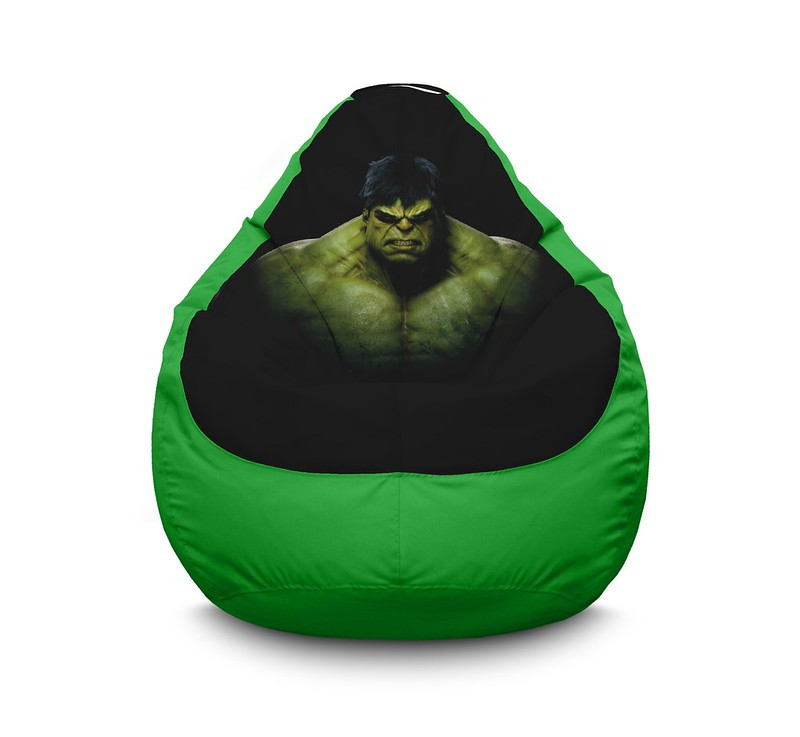 

Кресло мешок iPuff "Hulk. Portrait" Оксфорд XXXL (100х135 см) Зеленый