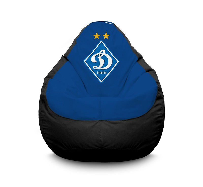 

Кресло мешок iPuff "Football. Динамо" Оксфорд XXXL (100х135 см) Синий/Черный